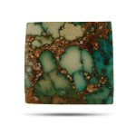 Green Persian Turquoise with Golden Matrix-T1