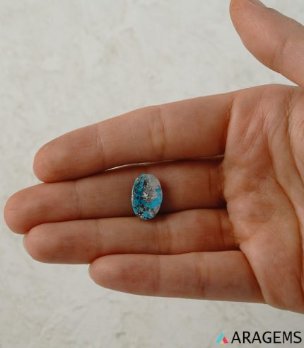 Iranian Turquoise with Pyrite Inclusions-T2 | Aragems