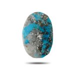 Iranian Turquoise with Pyrite Inclusions-T2 | Aragems