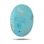 Natural Iranian Turquoise Cabochon – blue Turquoise-T3 | Aragems