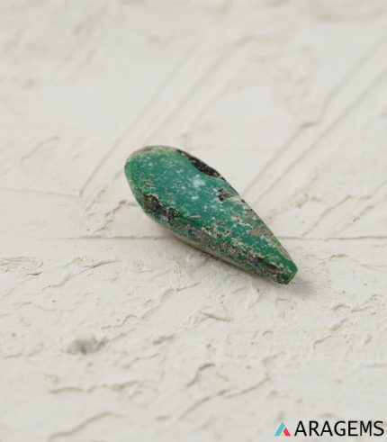 Natural Green Iranian Turquoise with Pyrite Inclusions – T4-Aragems