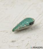 Natural Green Iranian Turquoise with Pyrite Inclusions – T4-Aragems