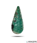 Natural Green Iranian Turquoise with Pyrite Inclusions – T4-Aragems