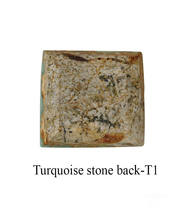 Turquoise stone back-T1