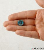 Kerman Turquoise with Pyrite Inclusions-T5 | Aragems