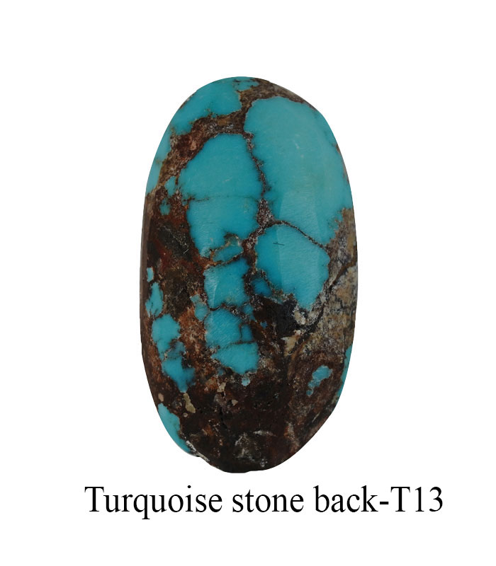 Turquoise stone back-T13