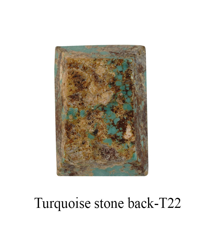 Turquoise stone back-T22