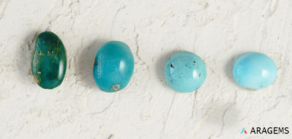 Types of Turquoise by Color